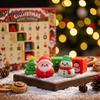 Soft Slow Rebound Toy Christmas Squeeze Advent Calendar 2026, 24 Days Mini Rising Fidget Cute Santa Tree Snowman Ornaments Toys Countdown Calendar,