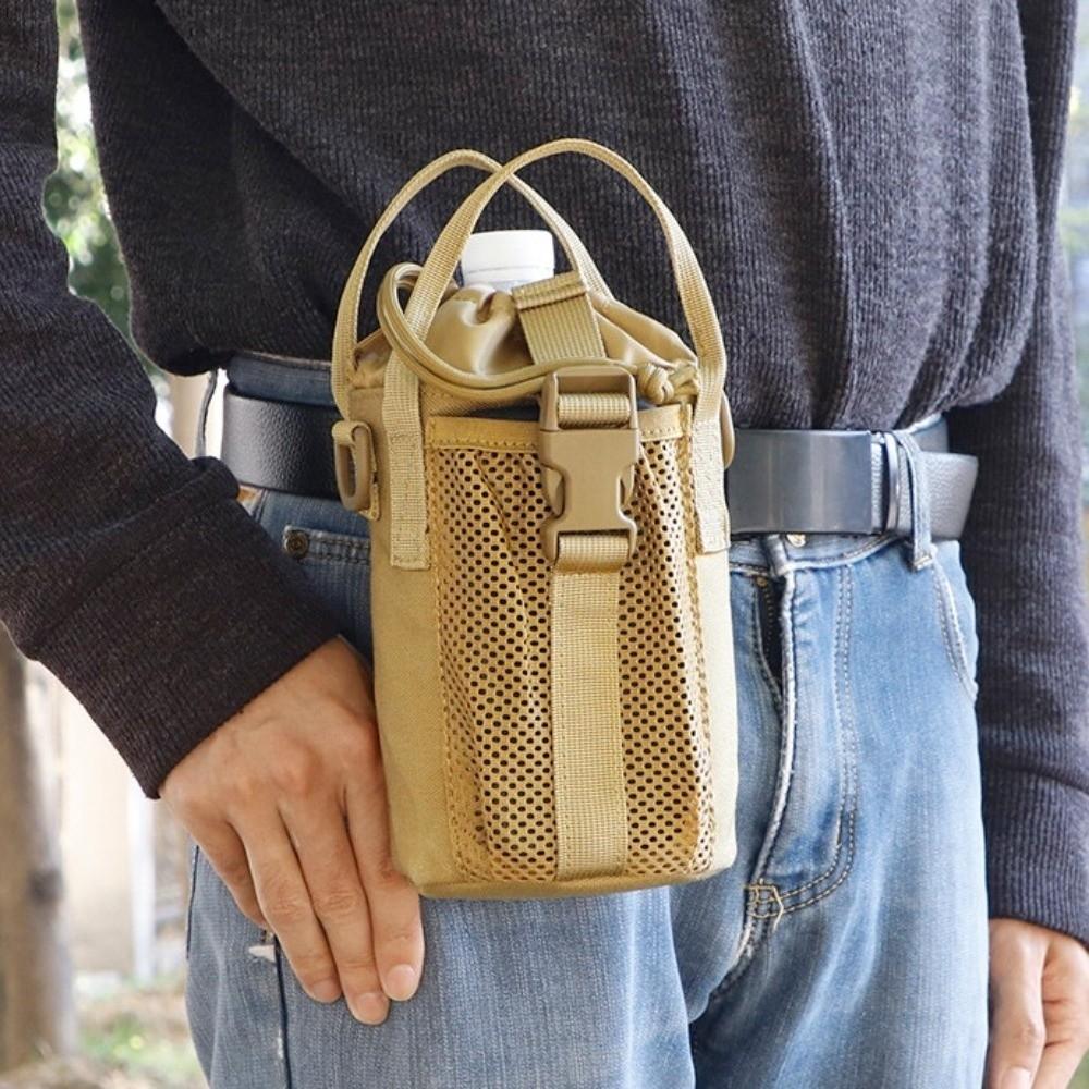 Large Capacity Gym Bottle Bag Adjustable Crossbody Sports Bag Water Bottle Sling Bag  Outdoor