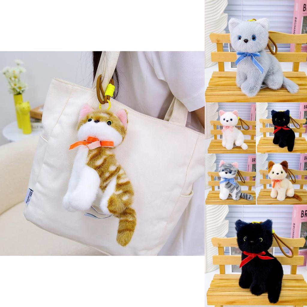 Cuddly Cat Pendant Plush Toy With South Korean Fleece For Kids And Teens