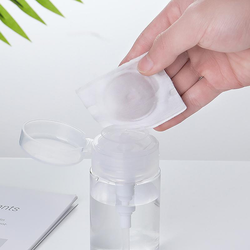 100/120/300Ml Refillable Bottles Empty Press Pump Dispenser Nail Art Polish Remover Cleaner Makeup Bottle Manicure Tool Diy