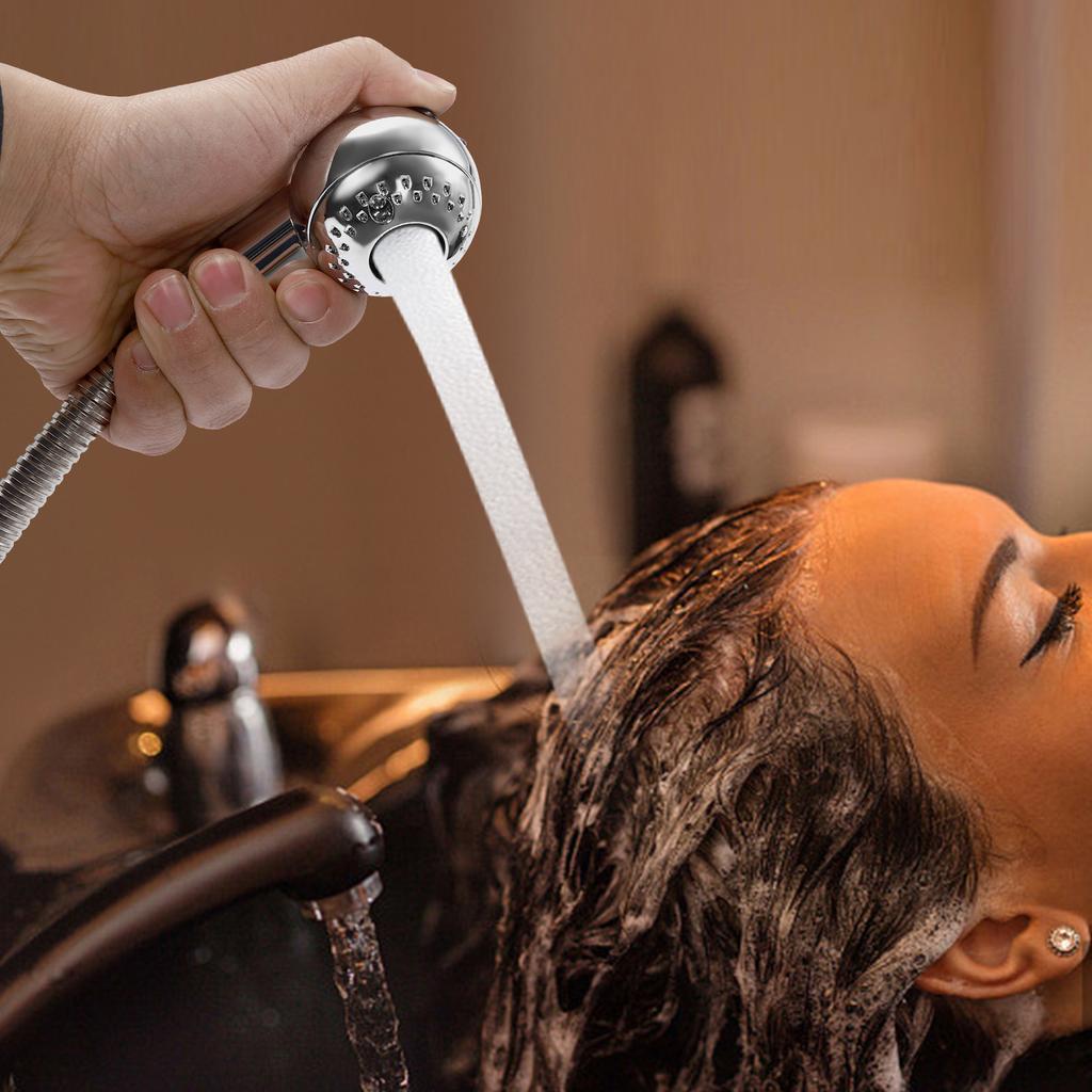 Chuveiro Profissional 2 Modos Pulverizador de Salão com Mangueira de 1,2m Cabeça Pulverizadora para Pia de Cozinha para Lavar Cabelo Banho de Pet Bidê Limpeza