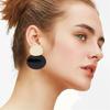 Big Statement Earrings Red Black White Gold Round Circle Oval Geometric Earrings for Women Punk Metal Earring Boho Jewelry 2020