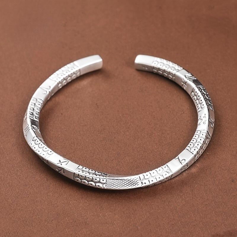 Men's Adjustable Bracelet, Vintage Forest Solid Bracelet, Exquisite and Mysterious Classic Design, Valentine's Day Christmas Gift.