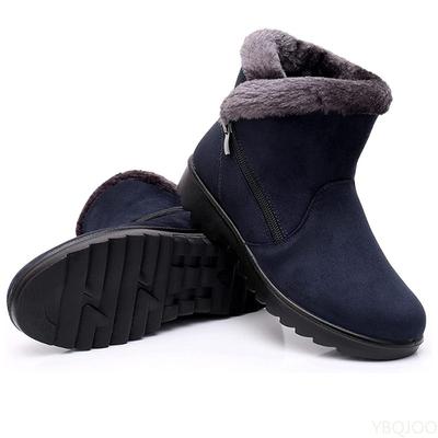 Damen modische wasserdichte warme Schneestiefel Winter neuer Stil schlicht warm bequem täglich lässig Damenschuhe
