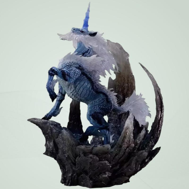 Monster Hunter World Kirin Dragon Figure Pvc Statue Anime Game Peripheral Collectible Desktop Decoration For Adult Collectors