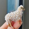 Women Men Classic Sheep Exquisite Brooch Badges Fashioni Elegant Lady Creative Animal Pin Buckles