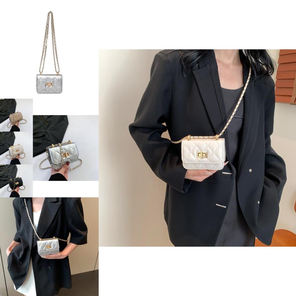 Stylish Retro Chain Shoulder Bag For Women Fashionable Casual Spring Use Small Purse