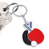 1PC Table Tennis Key Chain Pendant Simulation Mini Table Tennis Racket Key Ring Bag Pendant Decoration Souvenir Gift