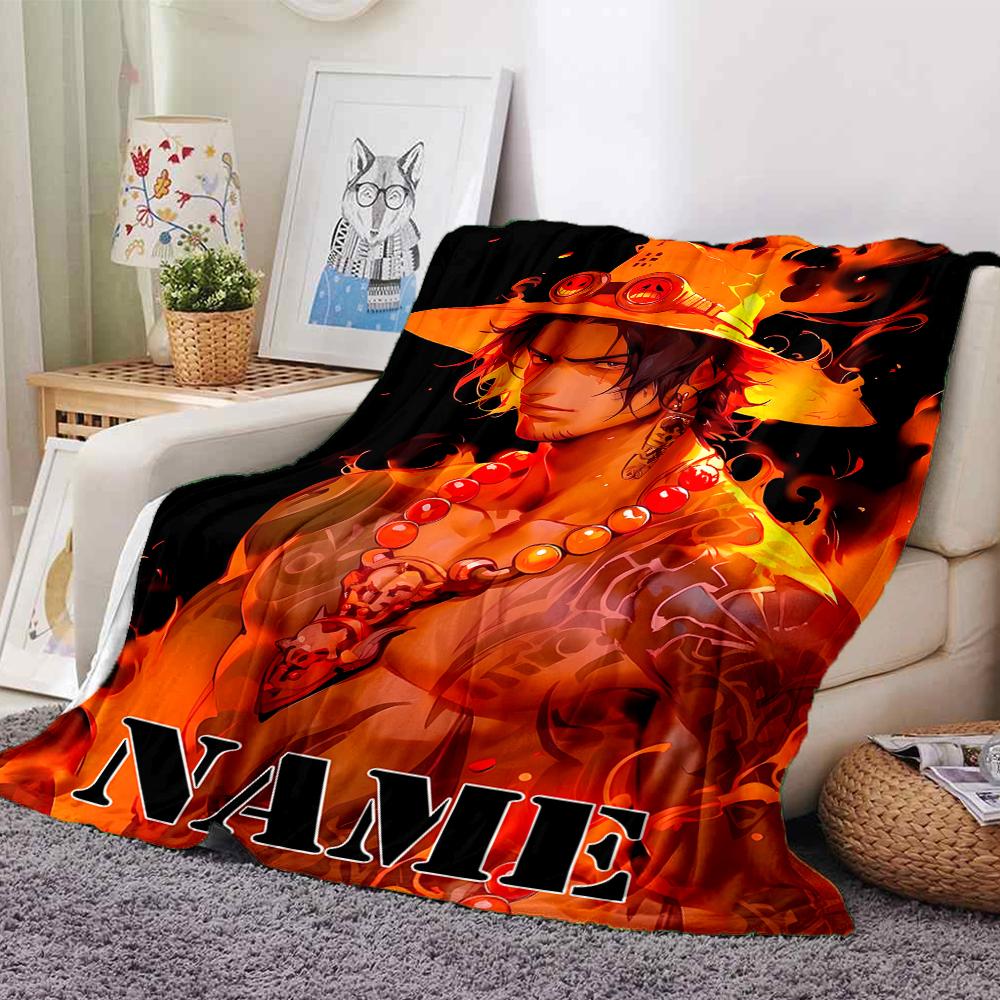 Customiz Name Personality One Piece Blanket Soft &Warm Sofa Office Bed Travel Lunch Break Blanket, Gift Suitable All Seasons
