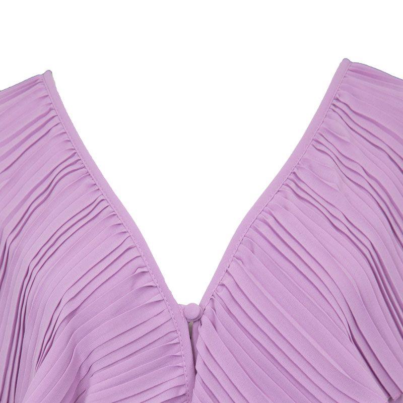 DIXIE ქალის Laguna-ს ზურგგახსნილი გრძელი კაბა ფრიალა ფრთებით