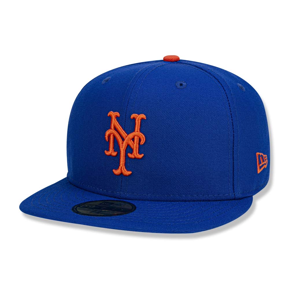 

New Era 59FIFTY New York Mets MLB 2017 Authentic Collection Game Fitted US 7 Blue On-Field Cap, Size 1/4, Color