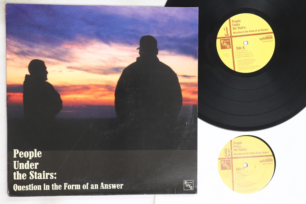 

LP Record PEOPLE UNDER THE STAIRS - Question In The Form Of An Answer OM036VLP OM 2000 US Rap & Hip-Hop/R&B Used
