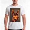 Doberunisex Artwork Tshirt Summer Casual Cotton Tee Oversized Streetwear Tops Vintage Graphic Print Loose Fit Short Sleeve