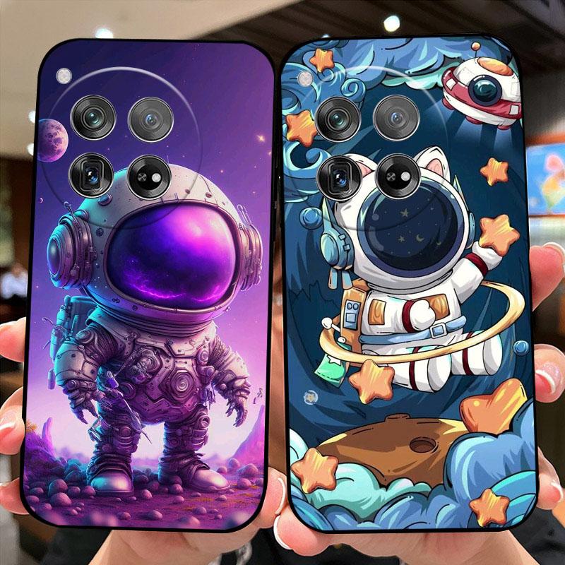 Case For OnePlus 12 Fundas 1+ 12 CPH2573 Floral Pattern TPU Silicone Phone Cover For One Plus 12R Capa CPH2585 Shockproof Bumper