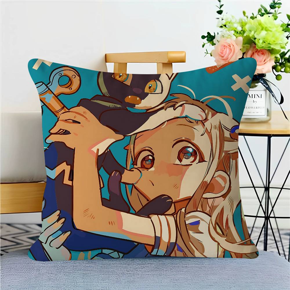 Anime M-mitsuba Pillowcase Bedroom Sofa Decorative Cushion Cover With Zipper Soft Cushion Cover