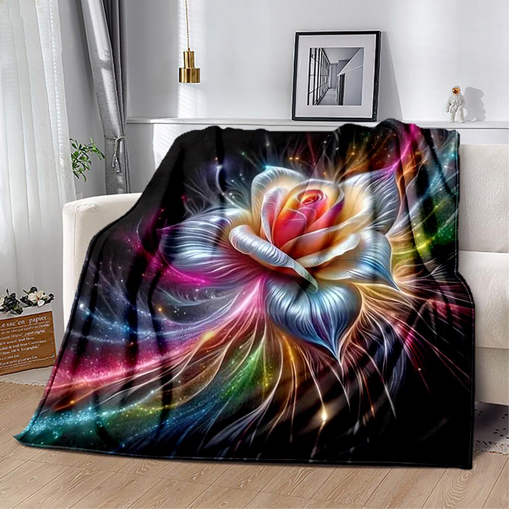 1pc Sunflower Pattern Blanket Comfortable Soft Lightweight Perfect for Travel Camping Picnics Sofa Office Bed Living Room Ideal Gift for Friends