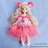 30 Cm BJD Doll Lolita Outfit Set - 6-Minute Dress Change for Girl's Gift
