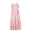 San Cai 2026 Summer French Romantic Floral V-Neck Sleeveless Maxi Dress