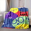 1pc Colorful Faces Blanket Warm,Perfect for Camping And Travel, Making It a Great Gift for Any Season yy250904190