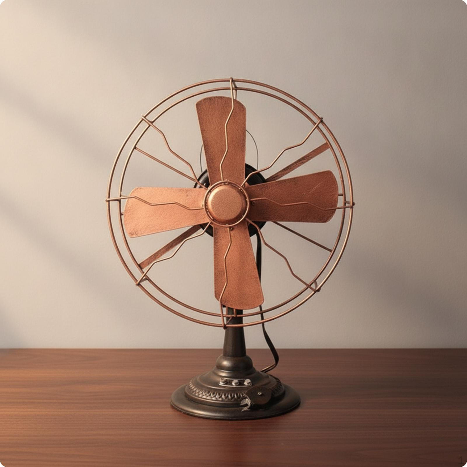 Vintage Fan Ornament Tabletop Retro Model