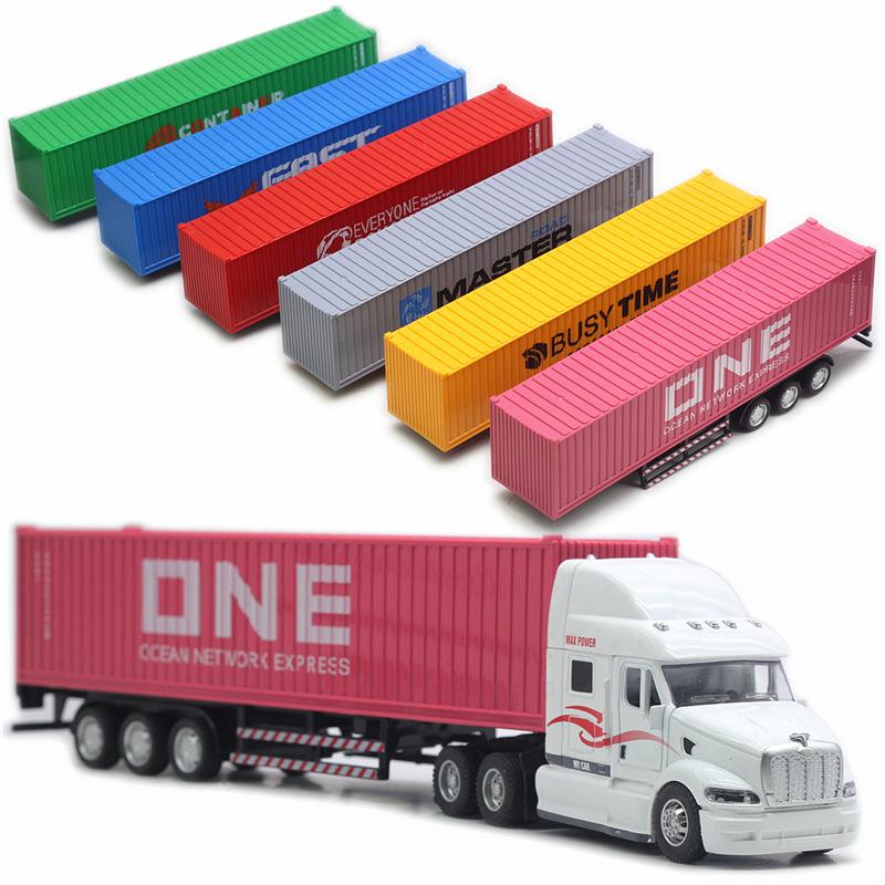1/48 Big Size Container Truck Removable Windup Toy Children Gift