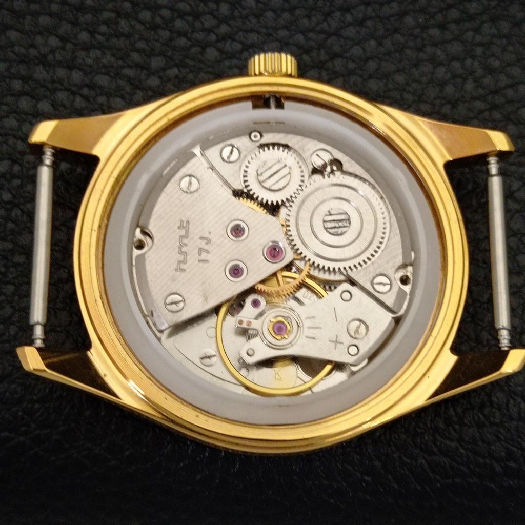 VINTAGE HMT JANATA HAND-WINDING INDIAN MENS SKY BLUE COLOR DIAL WATCH a702082-5 R208-a702082