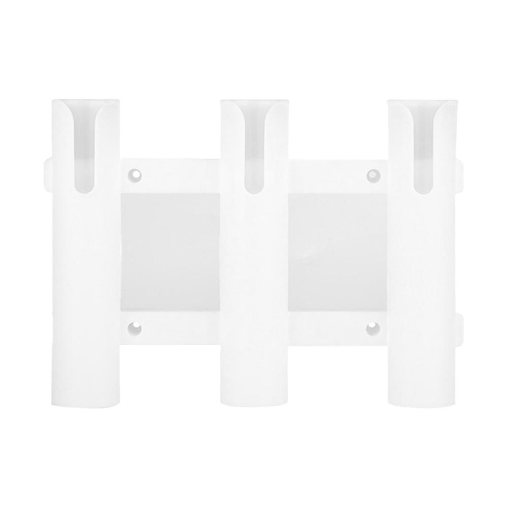 3 Röhren Angelrutenhalter Halterung Bootsrutenhalter Kunststoff Angelrutenständer für Boot Garage Kühlbox Anhänger