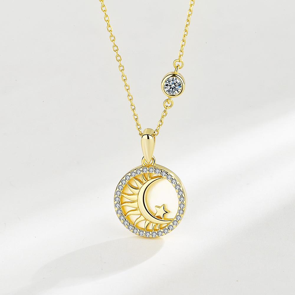 Tancise kvinner halskjede anheng klassisk 925 sterling sølv zircon mote gave