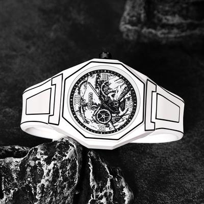 Modne Męskie Zegarki Codzienne Kwarcowe Zegarki na Rękę Luksusowy Okrągły Analogowy Zegarek Męski Zegar Prezent Relojes Hombre