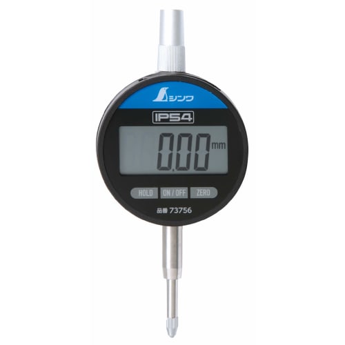 Shinwa Sokutei Digital Indicator, 0.01mm/12.7mm, Dustproof and Waterproof, 73756