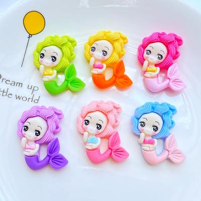 10 stuks nieuwe, schattige, kawaii cabochons van hars met platte achterkant, perfect voor scrapbooking, knutselen, sieraden maken en decoratie.