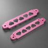 Battery Tie Down Bracket Set for Car or Motorcycle, Anodized Metal Hold Down Bars for Vehicle Battery Service Use