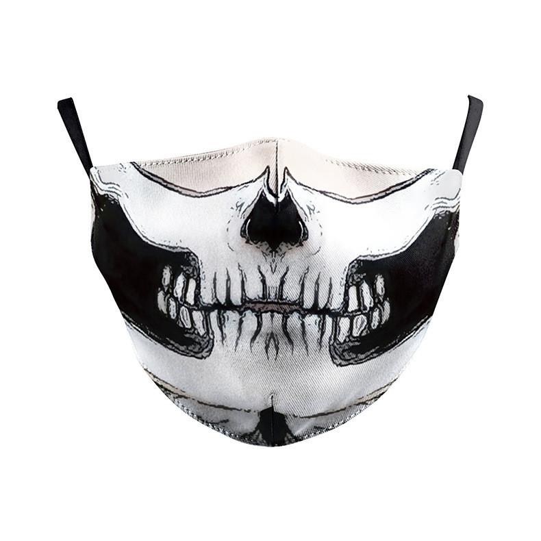 Funny Digital Print Cotton Face Mask Fashion Creative Dustproof Reusable Daily Protective Face Cover