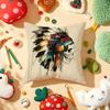 Indians Printed Cushion Cover Soft Short Plush DoubleSided Printing Home Decor Machine Washable Pillow Case Gift