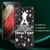 Merry Christmas In Winter Soft Case For Samsung Galaxy S22 S20 FE S21 S10 S9 Plus S8 Note 20 Ultra 10 Lite Phone Cover Shell