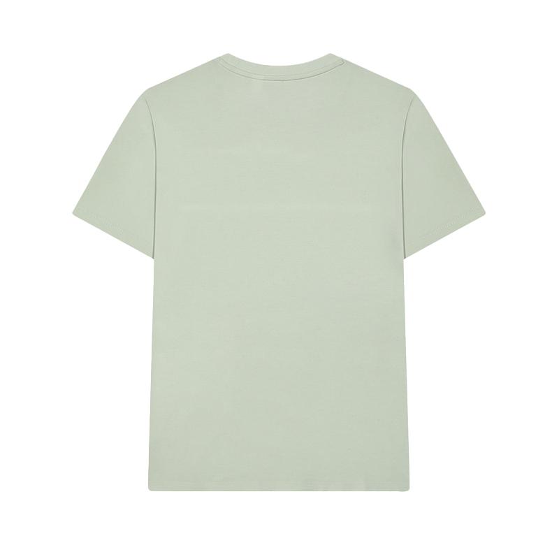 Men's FILA T-Shirts Men's Light Leaf Green Crew Neck Moderate Straight Fit