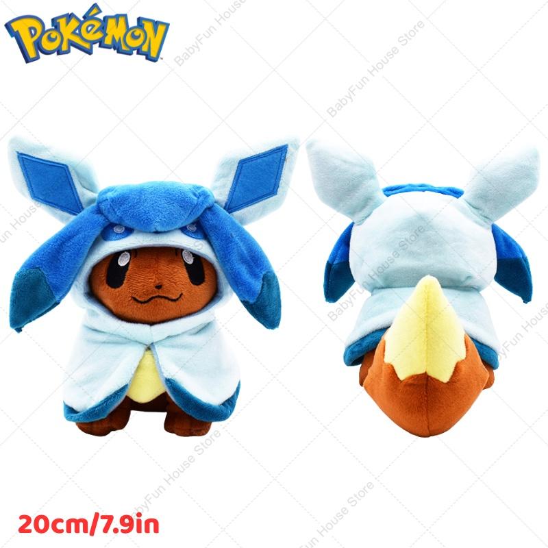 Pokemon Eevee Cos Sylveon Espeon Umbreon Vaporeon Plush Toys Kawaii Leafeon Jolteon Glaon Flareon Peluche Dolls Gift For Kids