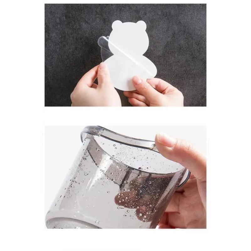 Suport pentru pahare pentru pastă de dinți, suport de perete pentru pahare pentru urs, suport pentru pahare, pentru copii, acasă, accesorii pentru baie