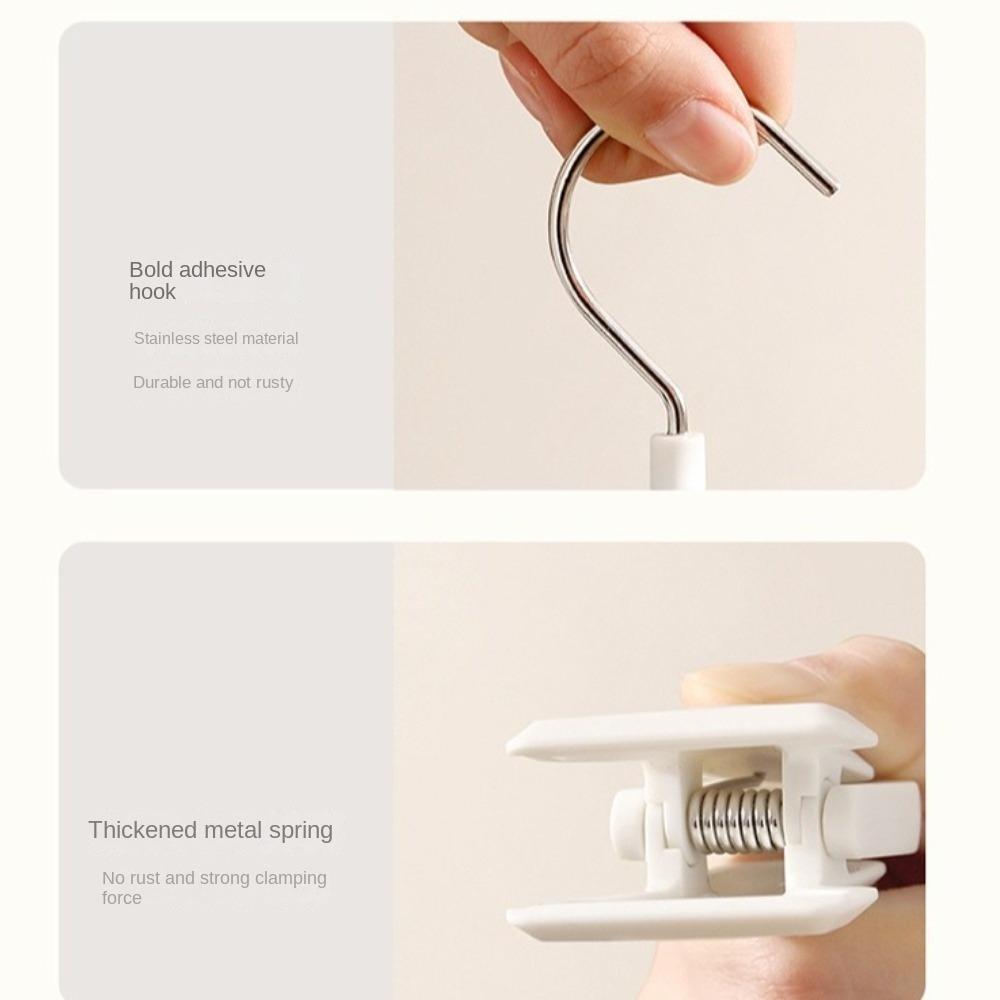 2pcs Clothes Pins Pants Clip Storage Clothespin Easy to Use Clothes Hat Sock Clip Home