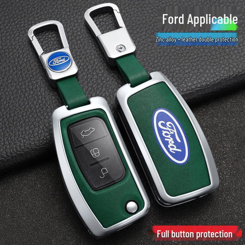 Key Case Cover Shell for Ford Fiesta, Focus (2009-2014), and 17 Years Ecosport Models