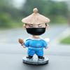 Cartoon Chinesischer Schwertkämpfer Figur Exquisite Harz Schwertkämpfer Miniaturen Schrank