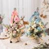 Pink Mini Christmas Tree Ornament - Desktop Simulation Cedar for Home or Window Decoration