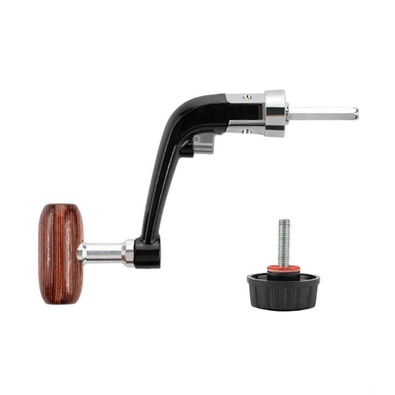 Power Handle Fishing Rod Reel Crank Rocker Arm Replacement Handle Grips Fishing Reel Crank Rotary Knob Handle