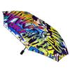 1 Pack Automatic Umbrella With Sturdy Ribs And Waterproof Fabric For Travel Protection Featuring Graffiti Inspired Touch