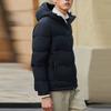 Li-Ning Wade Series Casual Sports Warm Short Hooded Down Jacket Men Jacket Black AYMS259-1