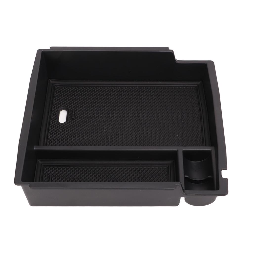 Center Console Organizer Tray Black Central Armrest Storage Box Replacement for Ford Bronco 2021 2022