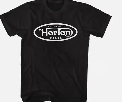 Reverend Horton Heat Band Basic Text Logo cotton T Shirt Full Size S-5XL XL