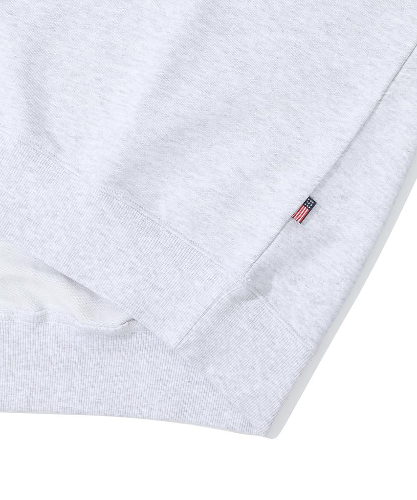 COLUMBIA UNIVERSITY Cut Xxl Logo Over-Fit Terry Sweatshirts Light M Grey