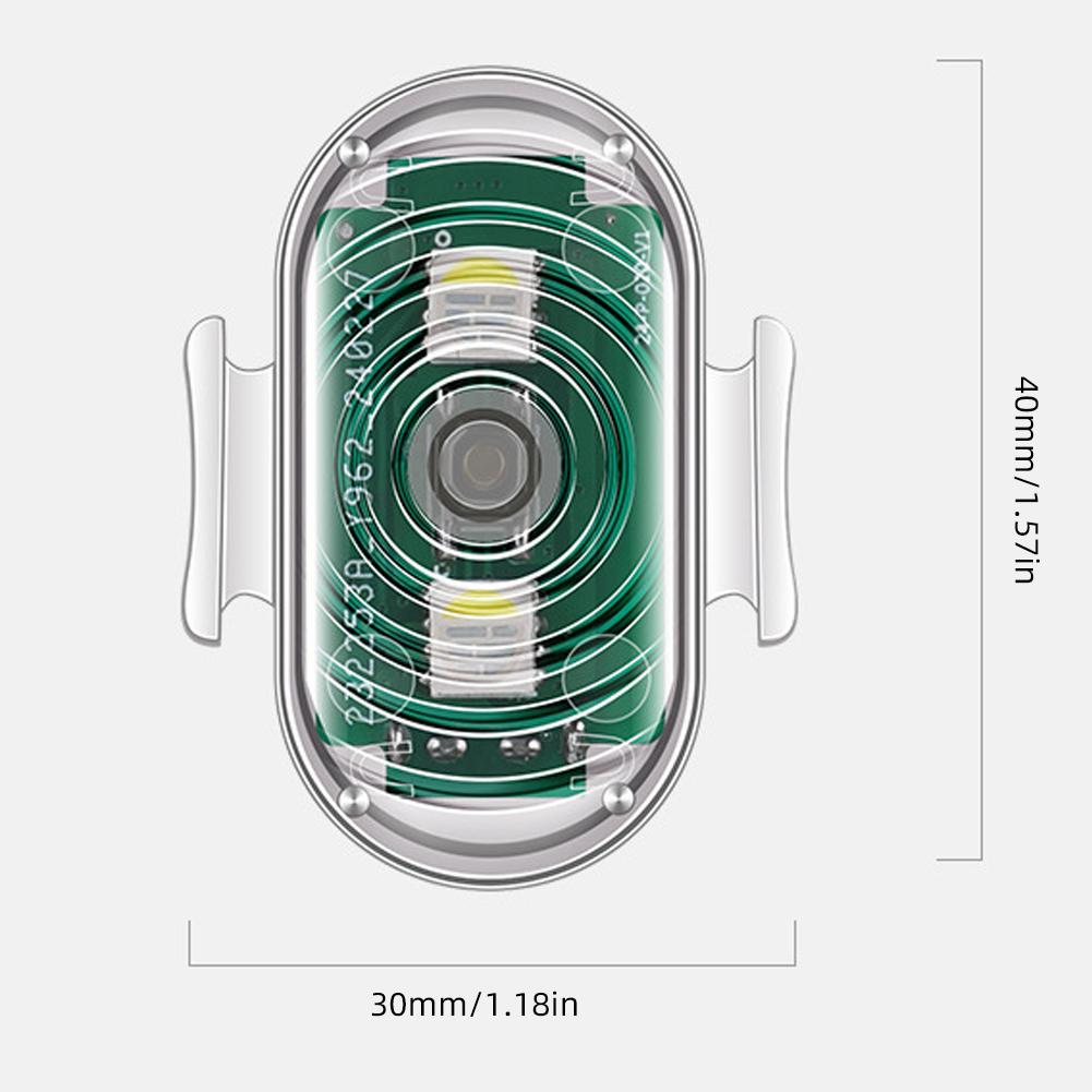 Wireless Remote Control LED Strobe Light for Motorcycle Car Bike Scooter Anti-collision Warning Lamp Flash Indicator Waterproof