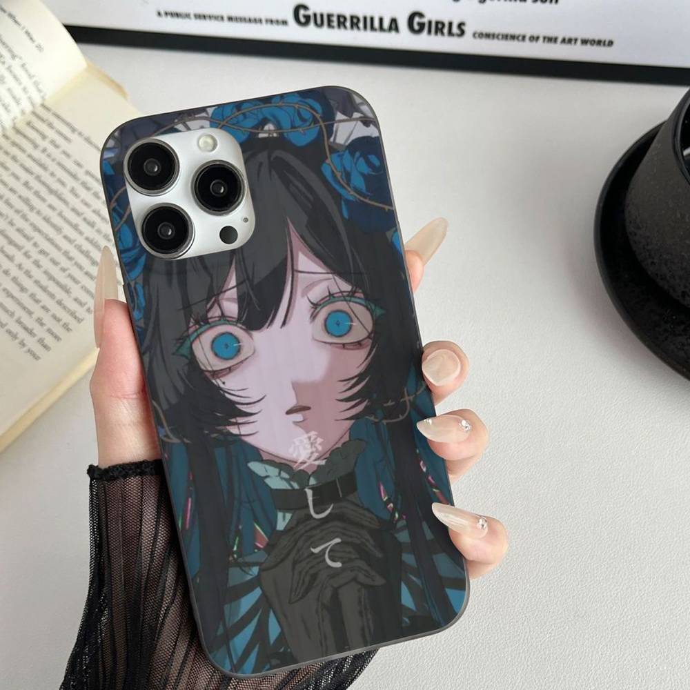 Virtual Singer Ado For Phone 17 16 15 14 13 12 11 Pro Max Plus Pro Air Phone Case Corrugated Stripe Back Cover